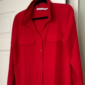 Calvin Klein Red Blouse